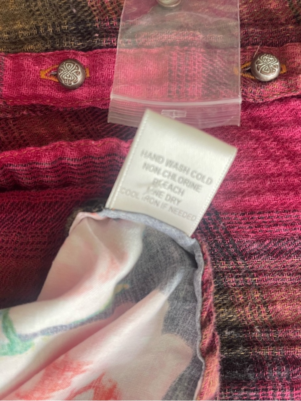 ARATTA Silent Journey Mixed Media Plaid Tunic Dress - Picture 15 of 15